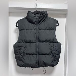 Black Puffer Vest Women’s Size M